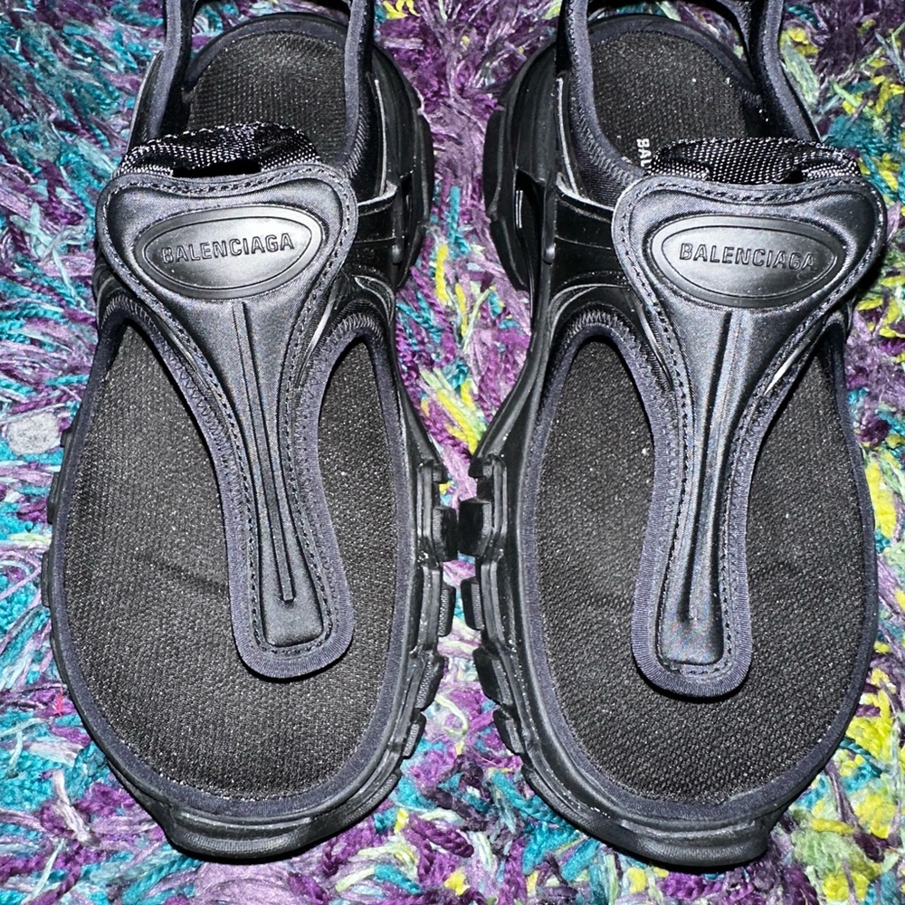 Balenciaga Black Sandals